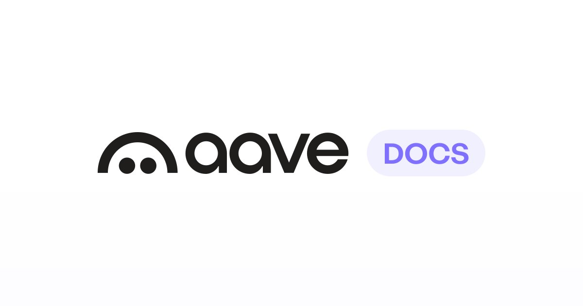Aave Docs — Lots of lovely details, especially love all the individual icon animations…